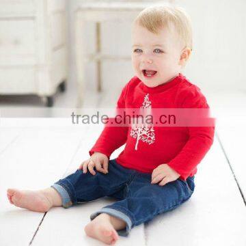 DB75 dave bella spring autumn 100% cotton babi outwear baby clothes baby T-shirt