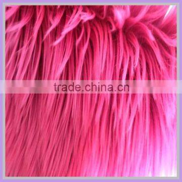 65 mm raw material for soft toys fur fabric faux fur long pile China supplier