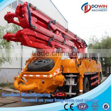 24m Dongfeng Chasis Truck Mounted Concrete Placing Boom Mobile Concrete Pump Placing Boom Concrete photo-4
