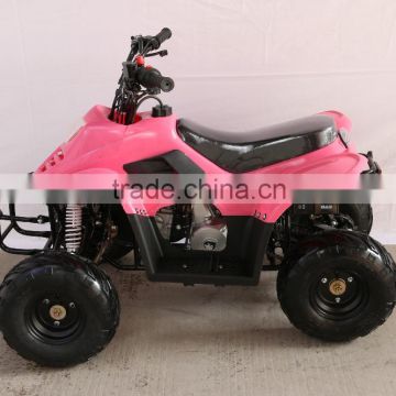 Good quality 70cc electric start pink kids ATV for sale