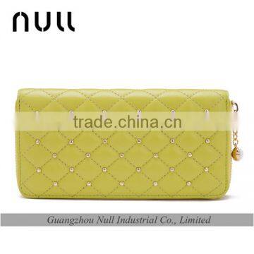 2016 Fashion Trend Zippered Bride Phone Women Leather Wallet photo-4