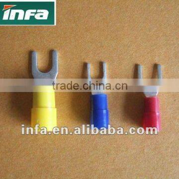 fork type insulated terminal lug