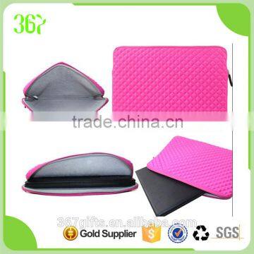 2016 Simple Design Waterproof Shockproof Lady Laptop Sleeve Neoprene Bag