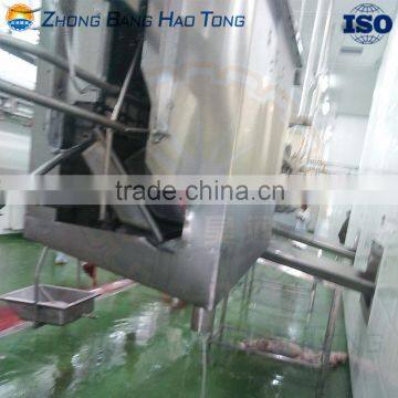 Quarantine plates and hooks sterilization device for sheep abattoirs