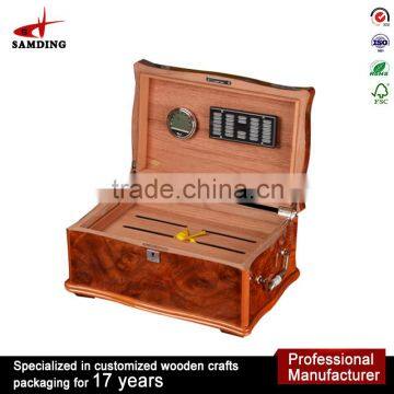 high-end modern wooden cigar cabinet humidors for mens