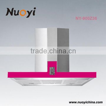 hot sale 900mm hammered copper kitchen range hood