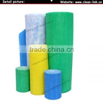 Pre-efficiency anti-fractured PETorganic synthetic fiber filter roll