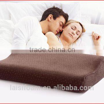 100% polyester memory foam pillow forchina facotry memory foam pillow LS-P-011-D medicated pillow