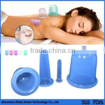 Hot sale anti-cellulite silicone vacuum massage cupping therapy hijama cup