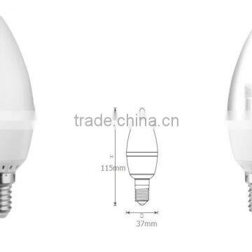 5W Led Lamp Light Bulb Replacement Candle LED Light E14 E27 LED Candle Light photo-3