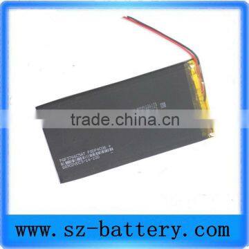 hot selling 3.7V 3000 mAH lithium polymer battery with leading wire