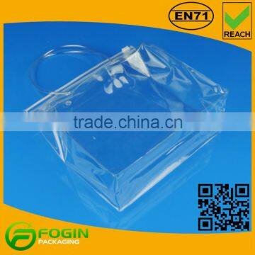 Custom Large Waterproof Cheap Transparent Plastic PVC Beach Bag photo-6