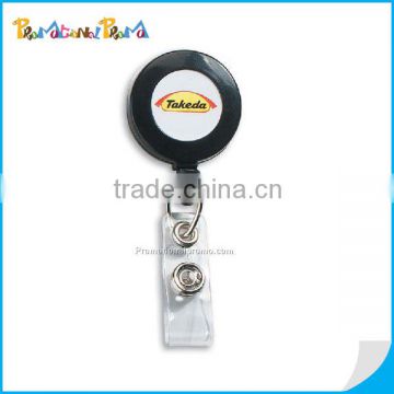 Retractable Plastic Badge Reel with Swivel Alligator Clip