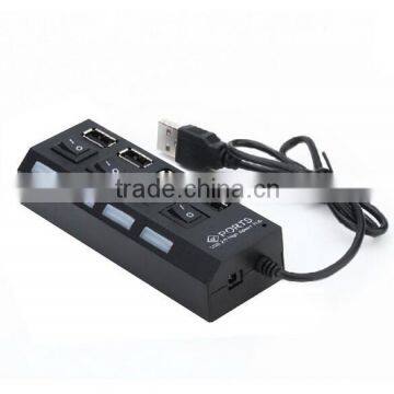 4 Port USB Hub Splliter USB 2.0 Hub USB Splitter With Separate ON/OFF Switch For Laptop Computer Notebook photo-5