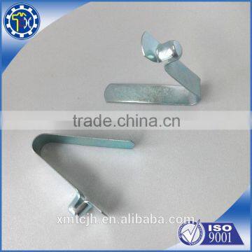 Custom metal stamped V shape metal clips with high precision