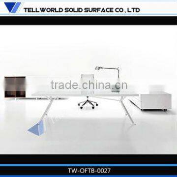 Hot sales China manufacturer high quality pur white office desk