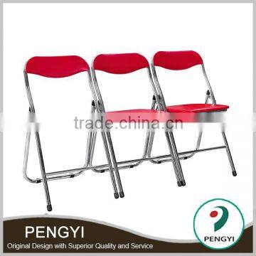 Chrome Frame Folding conference chair price,stackable conference chair PY243