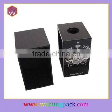 black flower printed elegant gift perfume packaging box