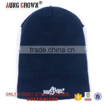 Top Quality Custom Knit Beanie Pom/top Pom Cuffed Beanie/3d Beanie photo-6