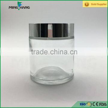 100ml Round Cosmetics Cream Empty Glass Jars and Lids photo-2