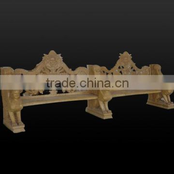 SKY-001 Outdoor Cheap Natural Stone Marble Garden Benches