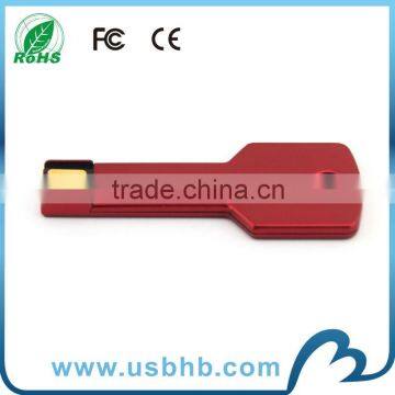 key metal usb memory storage with CE RoHS