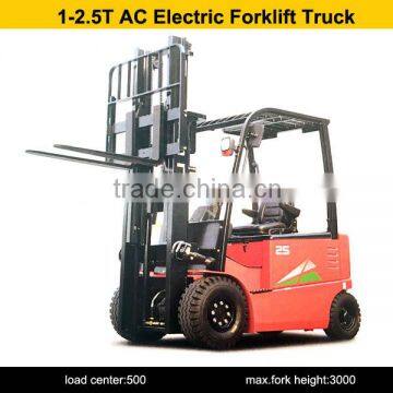 China famous brand HELI 1t CPD10 three wheel AC electric forklift truck