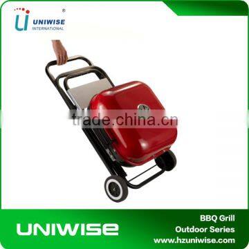 Suqare Trolly Folding Camping Barbecue Charcoal Grill