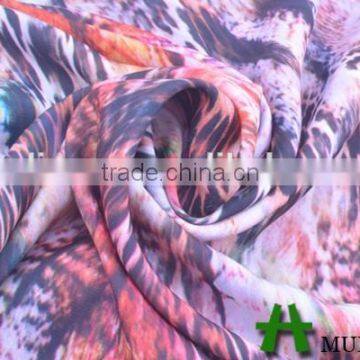 Mulinsen Textile 2015 Hotsale Printed Polyester Peach Skin Fabric photo-5