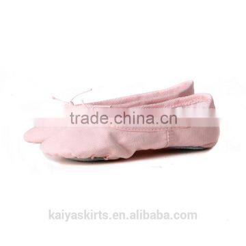 Canvas soft and comfortable wholesale toddler ballet dance shoes size 22-44 l-pink