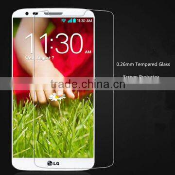 Accept paypal For LG G2 D802 tempered glass screen protector 2.5D 0.26mm 9H