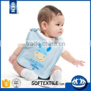 china wholesale fashionable absobent blank baby bibs