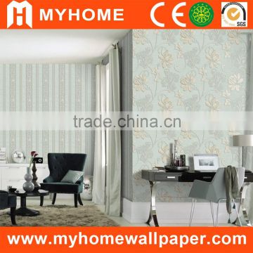 3D flower design vinyl bedroom decoration wallpaper