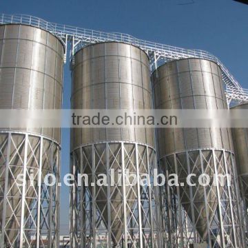 Stainless hopper bottom grain steel silos