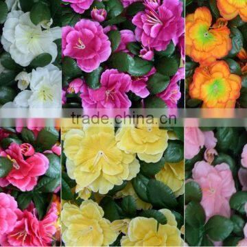 Wall Hanging Flowers Decoration L 37" Artificial Azalea Flowers Vine