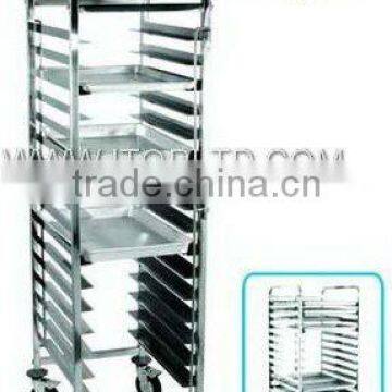 Stainless Steel Highter Food Transport Trolley With Pans photo-2