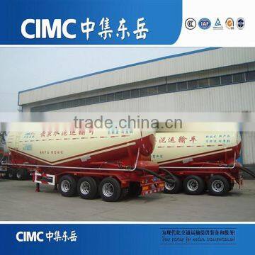 CIMC 38 cbm Tri Axle Cement Bulk Tanker Trailers , Concrete Mixer Truck Trailer Price