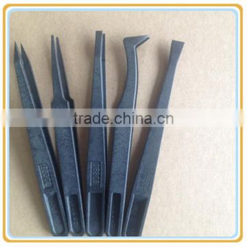 cleanroom electronic industry conductive plastic tweezer