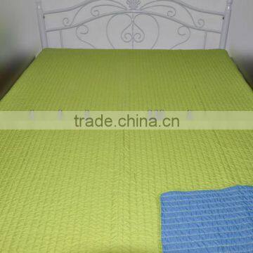 Yellow embroidery quilt quilt set bedding set