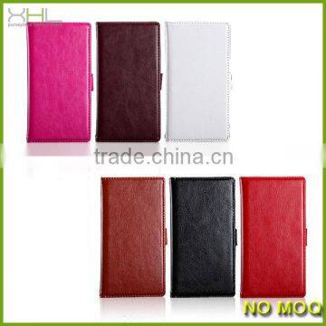 Flip wallet leather case for Sony xl39h, mobile phone case cover