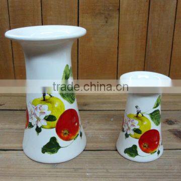 Home Office Hotel Decorative Ceramic Flower Vase in Two Sizes