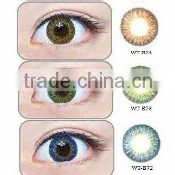 Authentic GEO WTB 7 gray color lens 14.8 mm yearly 3 tone geo contact lens