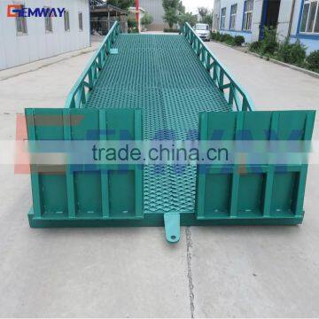 China hydraulic warehouse movable dock ramp for sale