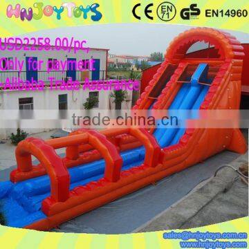 Dual Lane 27' Roaring River Inflatable Water Slide With Slip N Slide photo-2