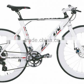 700C inch aluminum alloy white frame Liesure moutain bike bicycle cycle with fixed gears bikes 21/24 speeds ZXL400