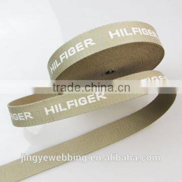 1.25 inch jacquard Custom Woven Cotton Webbing from china factory