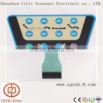 Metal dome membrane switch, eletronic push button membrane switch for control panel