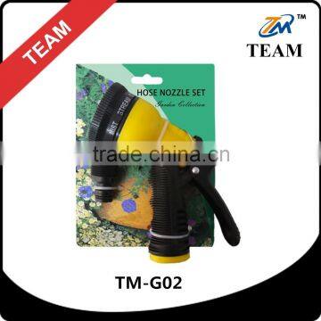 TM-G02 multi function plastic garden hose nozzle 8 jets