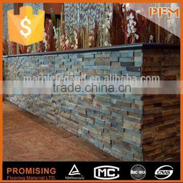 Castle wall decoration chinese ledger slate stone cladding