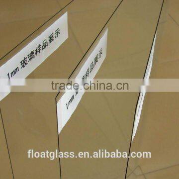 good quality 1.0mm-3.0mm clear sheet glass